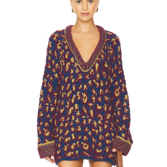 FREE‎ PEOPLE Little Animal Oversized Pullover Sweater Medium - Picture 2 of 9